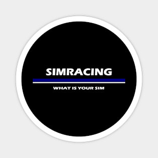 Simracer Simracing Virtual Racing Magnet